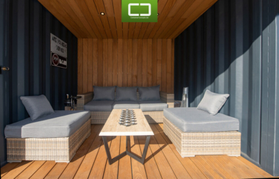 Container atelier en lounge