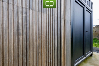 Container kantoor en berging