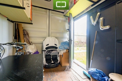 Container kantoor en berging