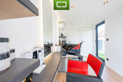 Container kapsalon interieur naar achterkant