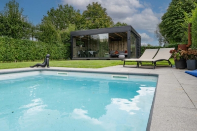 Container poolhouse met berging