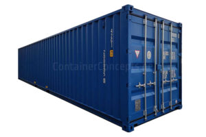 Conteneur maritime standard 40 ft (État neuf).